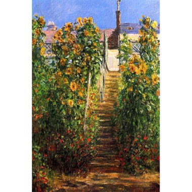 The Steps at Vetheui - Monet